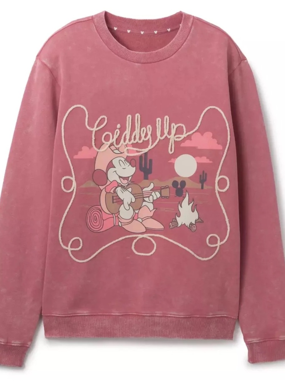 Disney Cowboy Mickey Mouse ”Giddy Up” Western Sweater NWOT 🤠♥️🐭